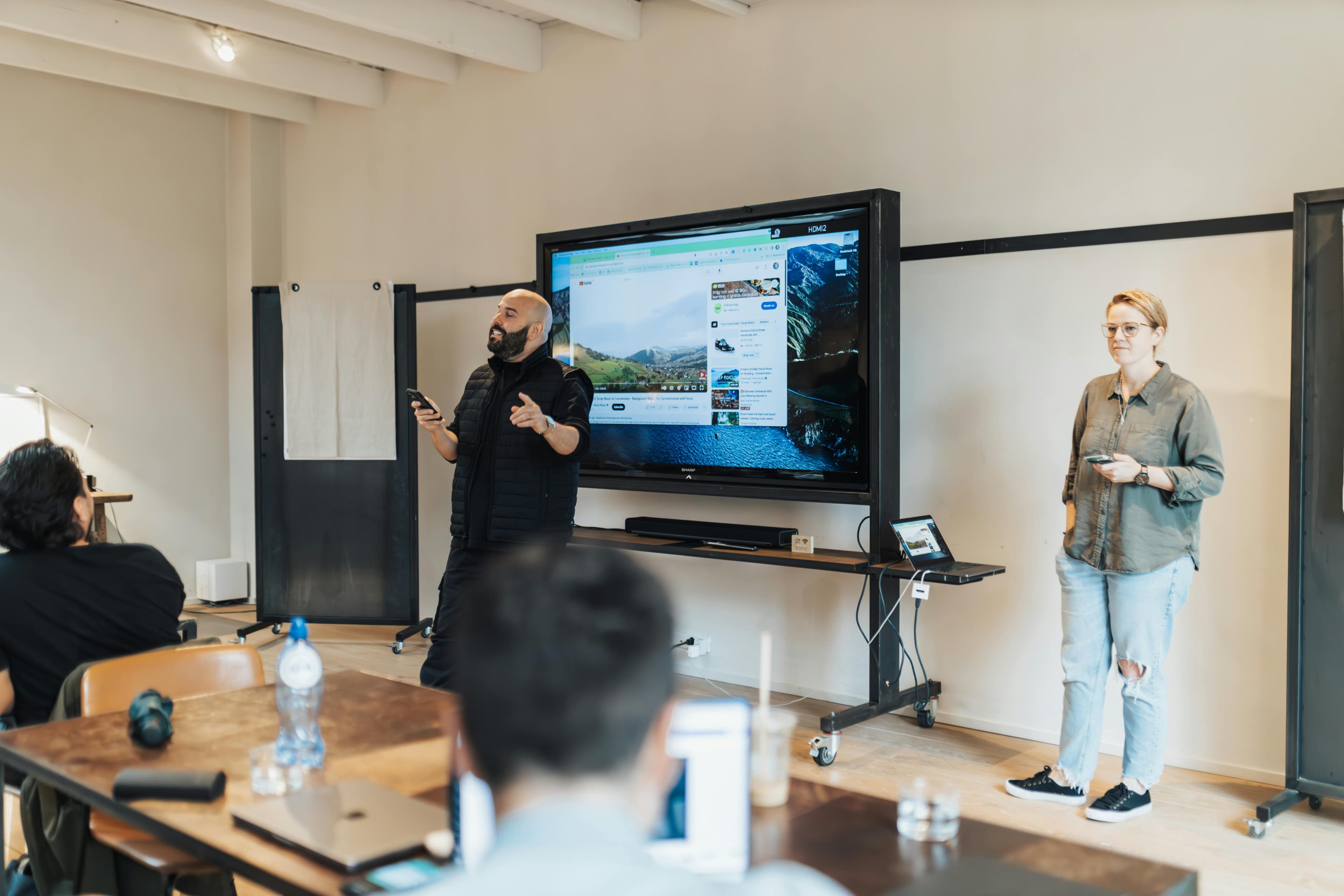 Change management training session